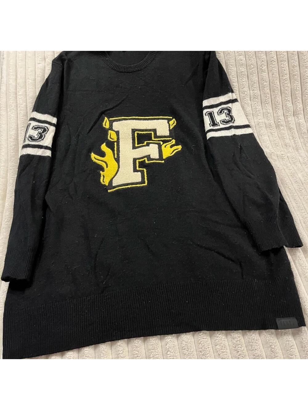 Fenty X Puma by Rihanna Black Crewneck Sweater Dress Women’s Size Small